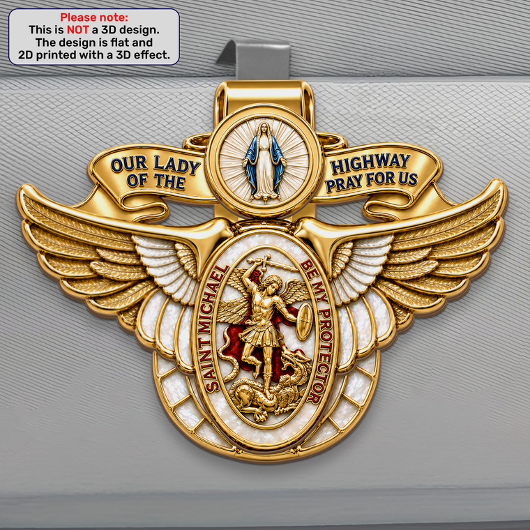 Blessed Journey - Personalized Car Visor Clip
