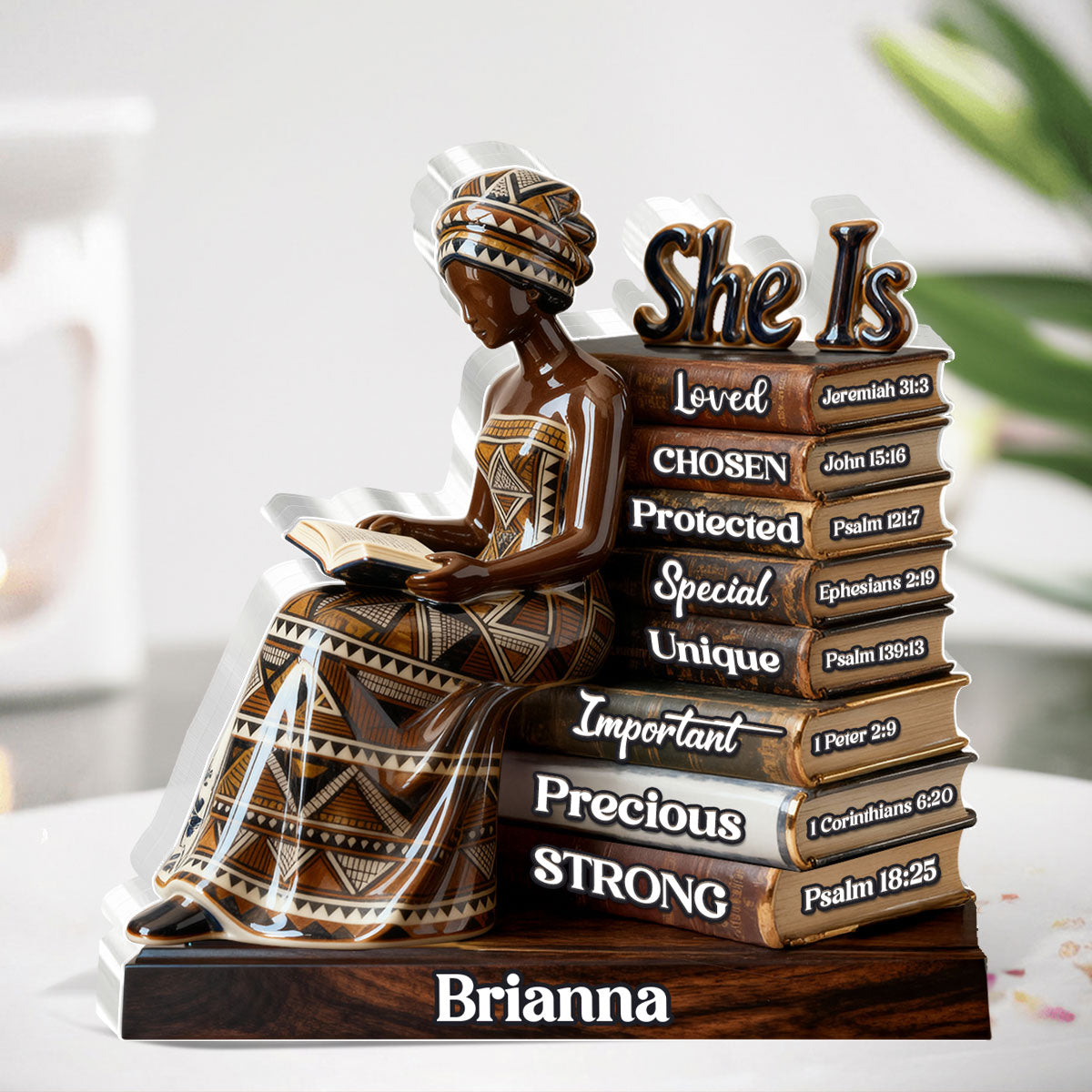 She Is Blessed - Personalized Acrylic Plaque Gift for Women GAPJS10184