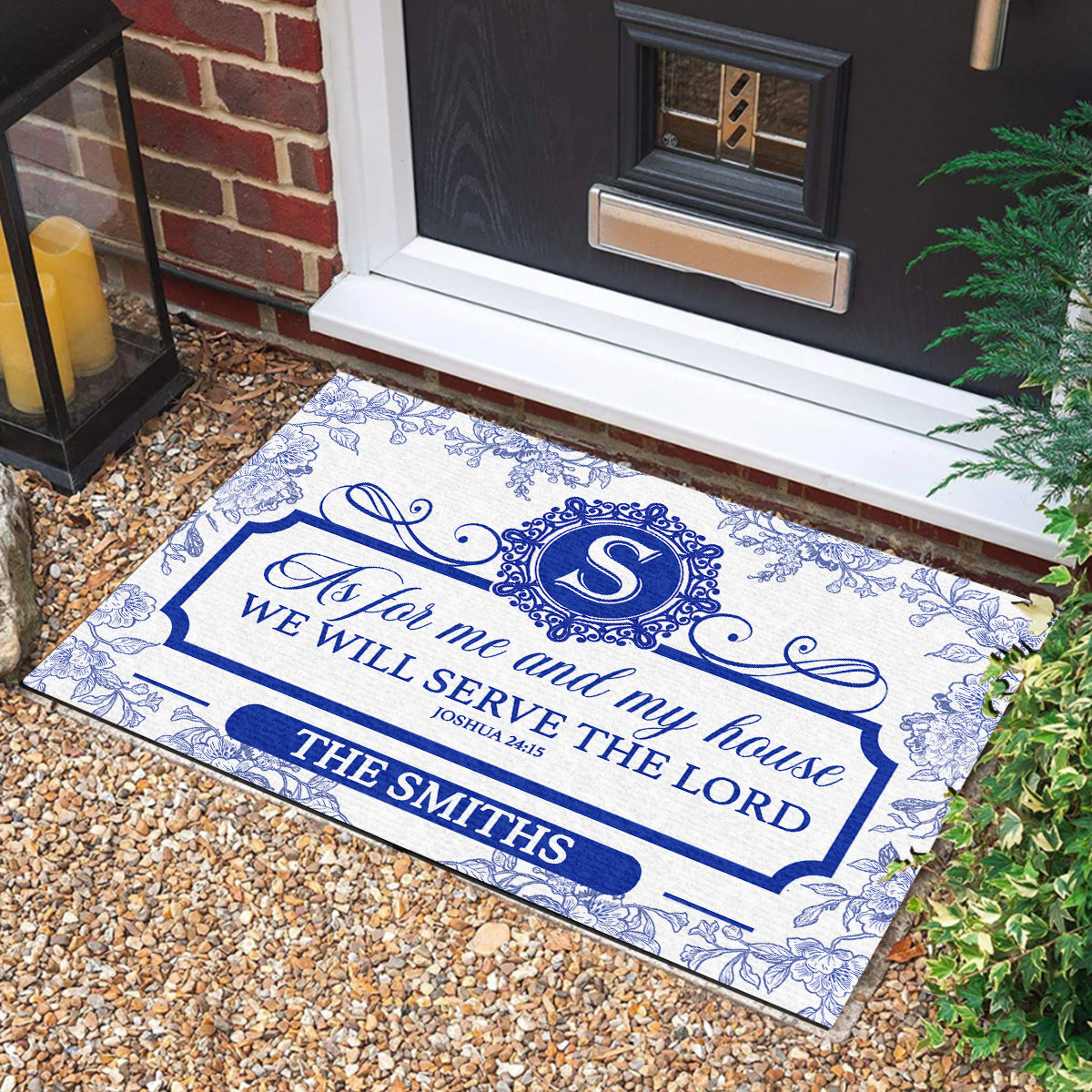 Bible Verse - Personalized Doormat for Home Decor
