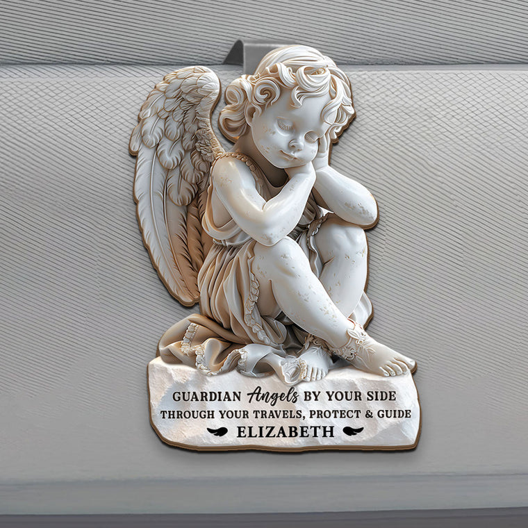 Guardian Angels - Personalized Car Visor Clip