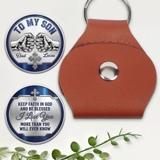 Faith-Inspired Gift for Son - Personalized Pocket Hug