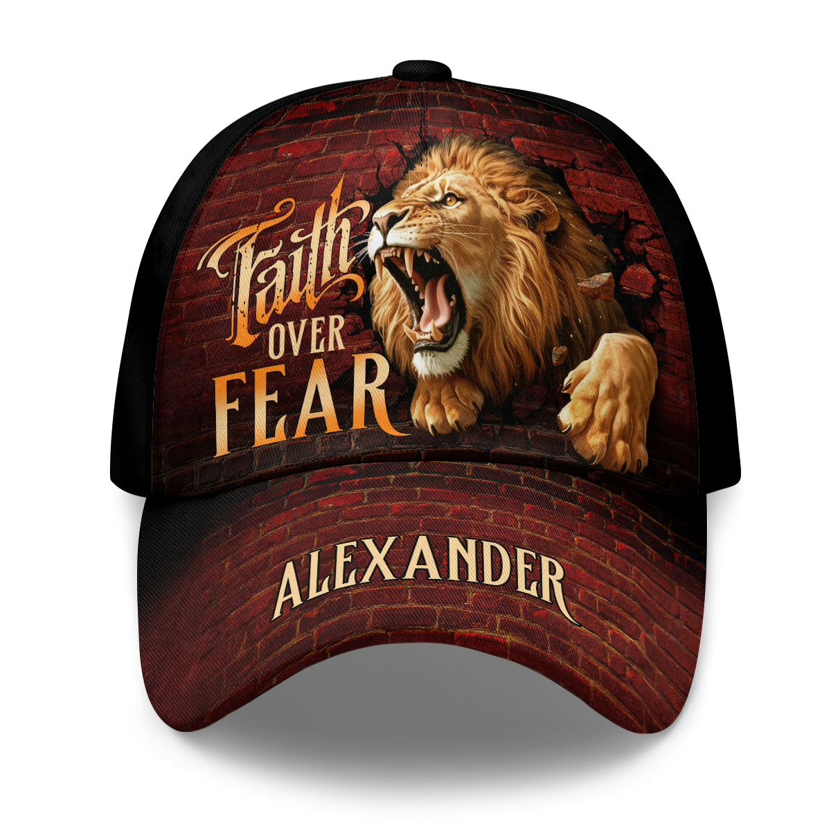 Faith Over Fear - Personalized Classic Cap - Gift for Men