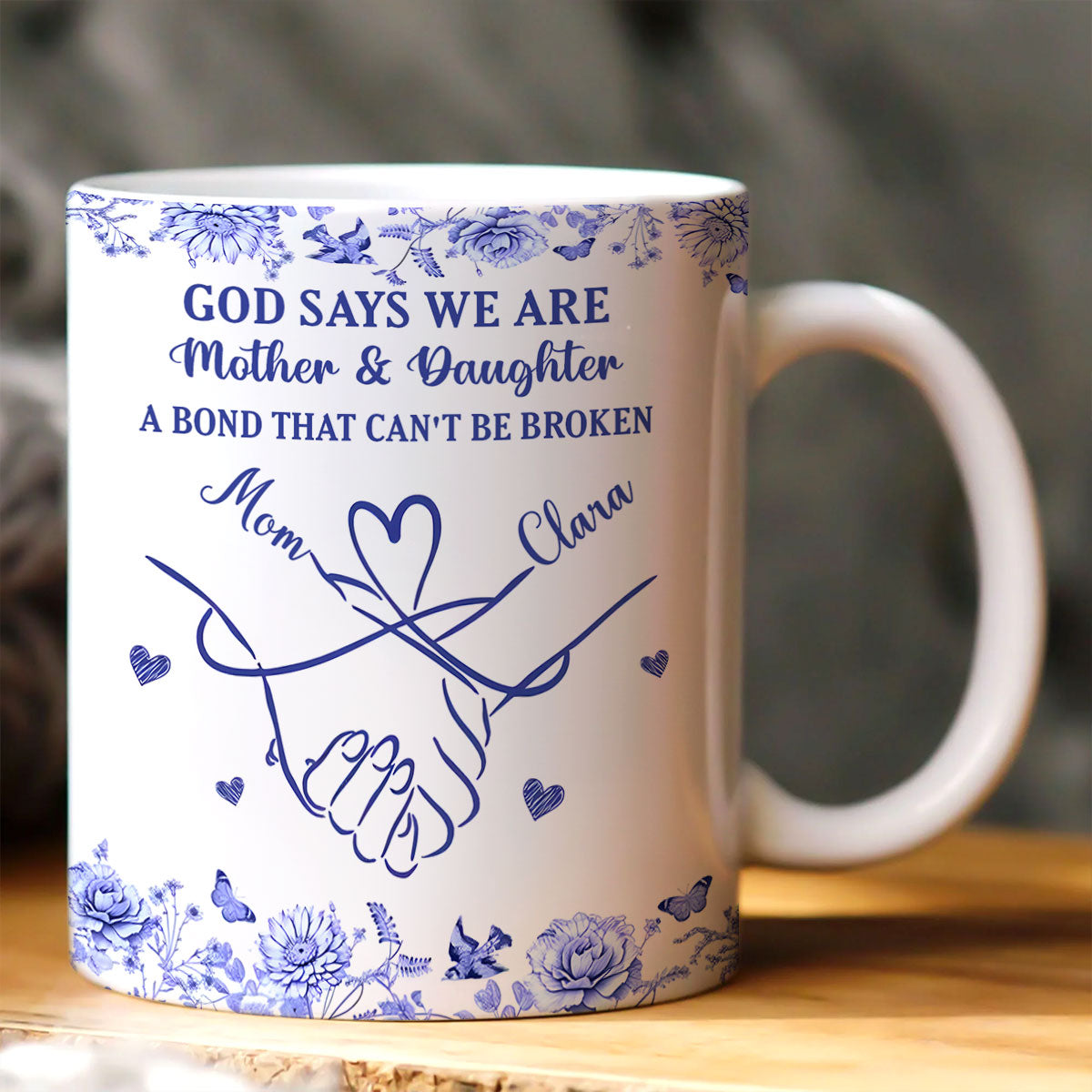 God Says We Are - Personalized Ceramic Coffee Mug