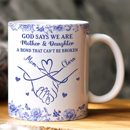 God Says We Are - Personalized Ceramic Coffee Mug