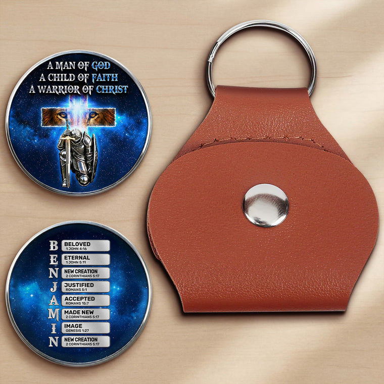A Man Of God - Personalized Pocket Hug Keepsake