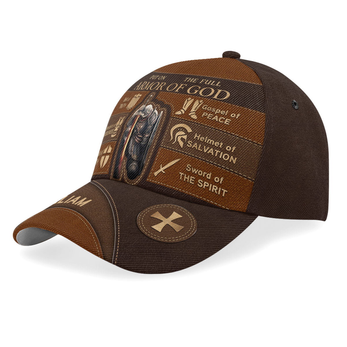 Put On The Full Armor Of God - Personalized Classic Cap Faith