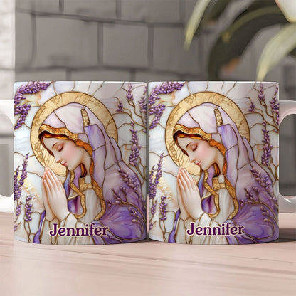Faith Floral - Personalized Ceramic Coffee Mug