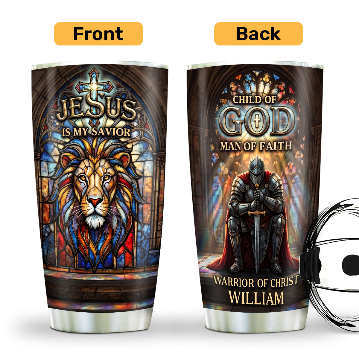 Jesus Is My Savior - Personalized Stainless Steel Tumbler