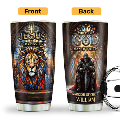 Jesus Is My Savior - Personalized Stainless Steel Tumbler