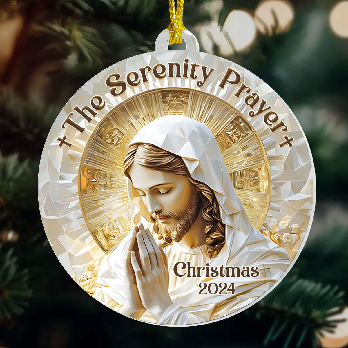 The Serenity Prayer - Personalized Acrylic Ornament GOJS10119