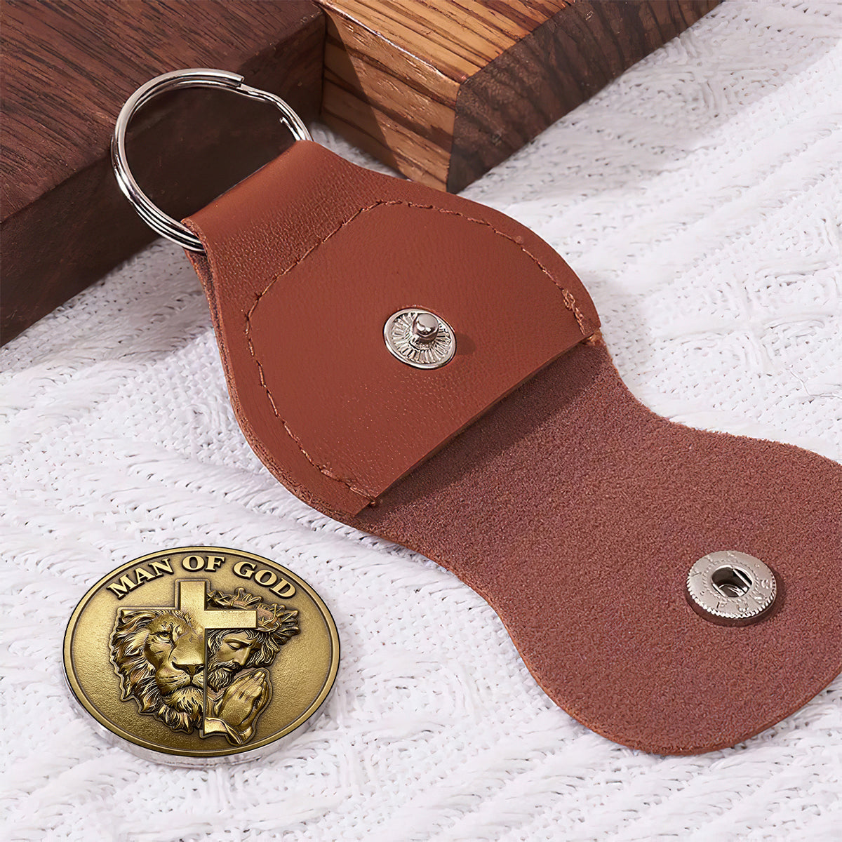Man Of God - Personalized Pocket Hug Keepsake