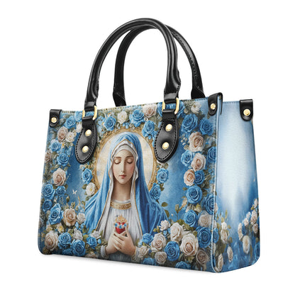 Faith-Inspired Leather Handbag - Floral Christian Gift GMJSLB200097