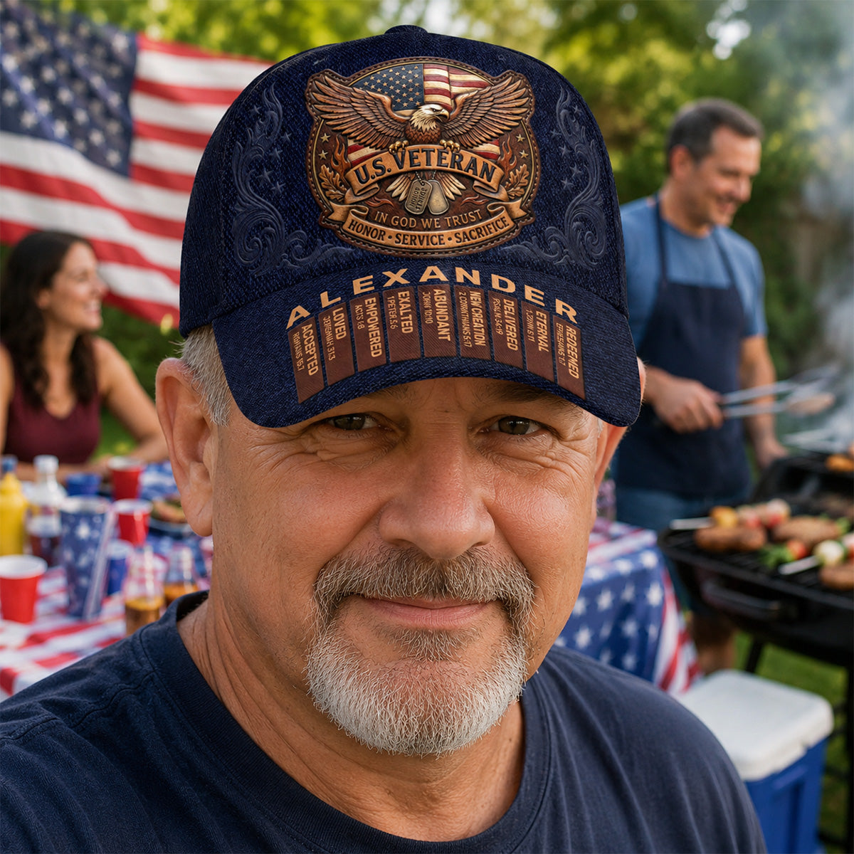 In God We Trust - Personalized Patriotic Cap