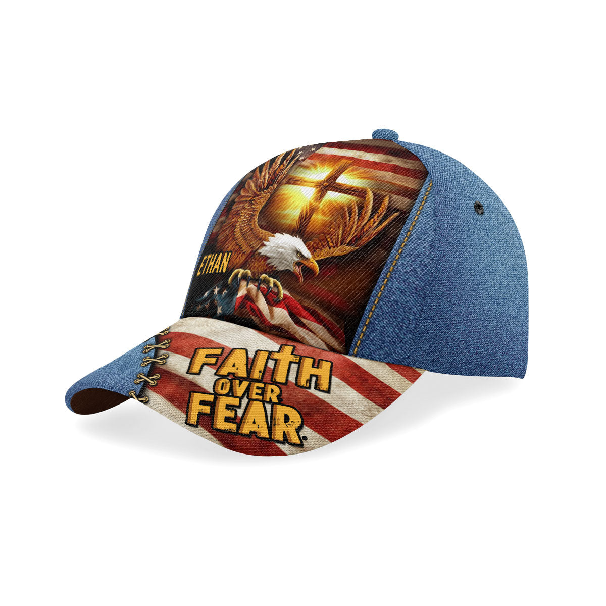 Faith Over Fear - Personalized Classic Cap - Gift For Men