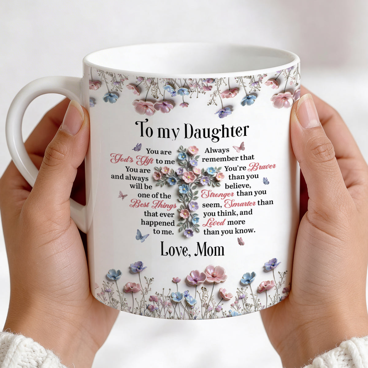 You Are Loved More Than You Know - Personalized Ceramic Coffee Mug
