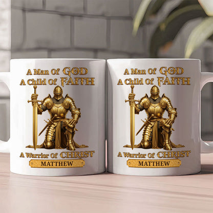 A Man Of God - Personalized Ceramic Coffee Mug