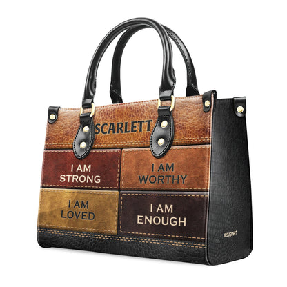 Faith-Inspired - Personalized Leather Handbag GMJSLB200079