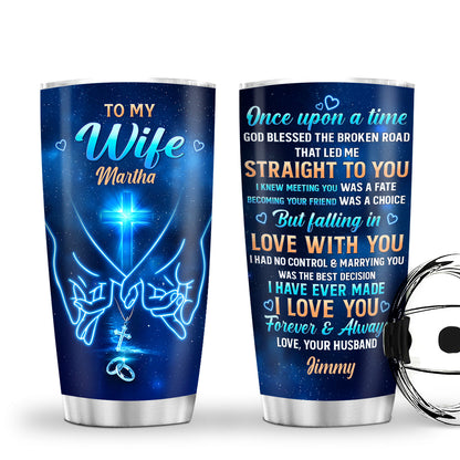 Marrying You Was The Best Decision - Personalized Stainless Steel Tumbler