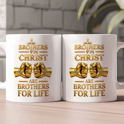 Brothers for Life - Personalized Ceramic Coffee Mug