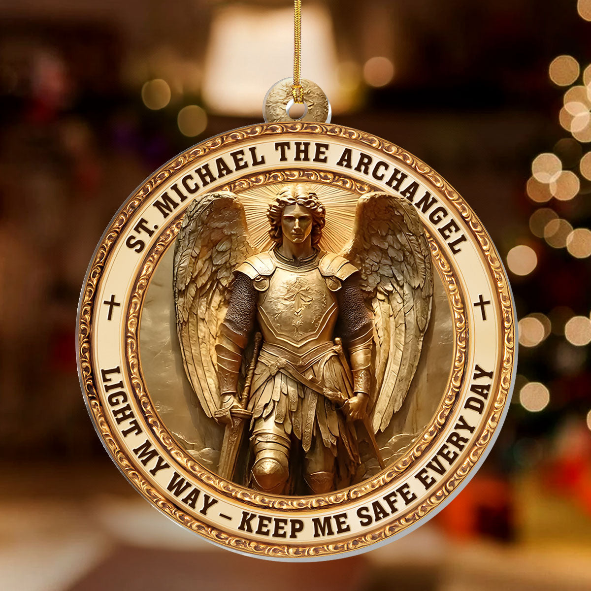 Archangel Michael Guardian - Acrylic Ornament GOJS10057