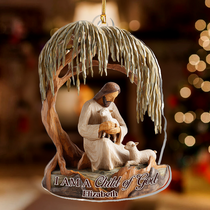 Child Of God - Personalized Acrylic Ornament GOJS10332