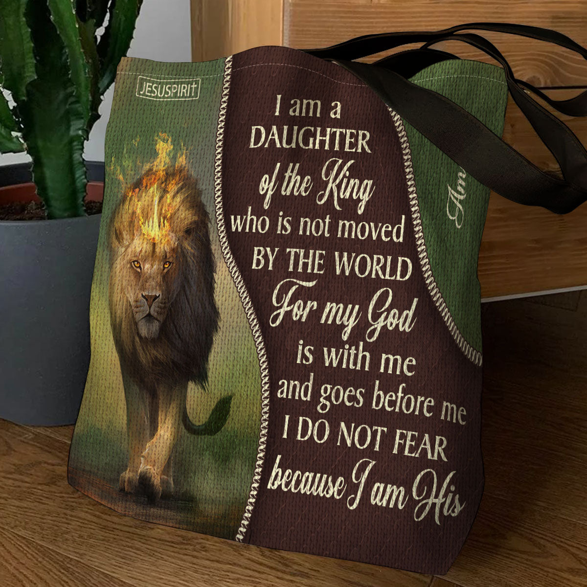 For My God Is With Me - Personalized Tote Bag GTTJS10118