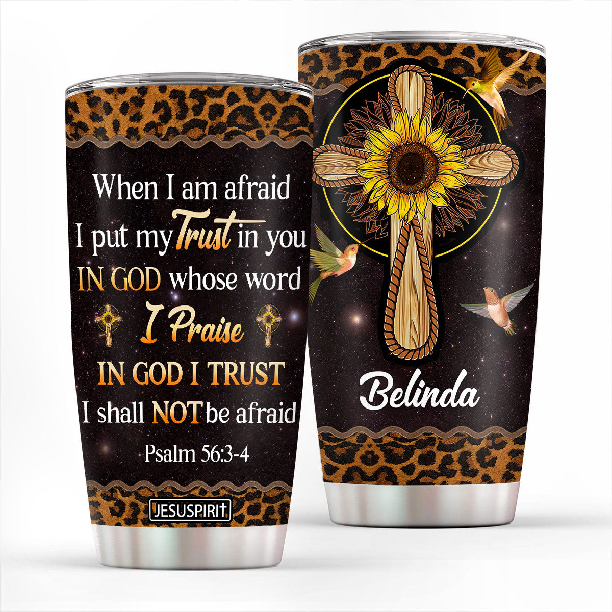 Trust in God - Personalized Stainless Steel Tumbler