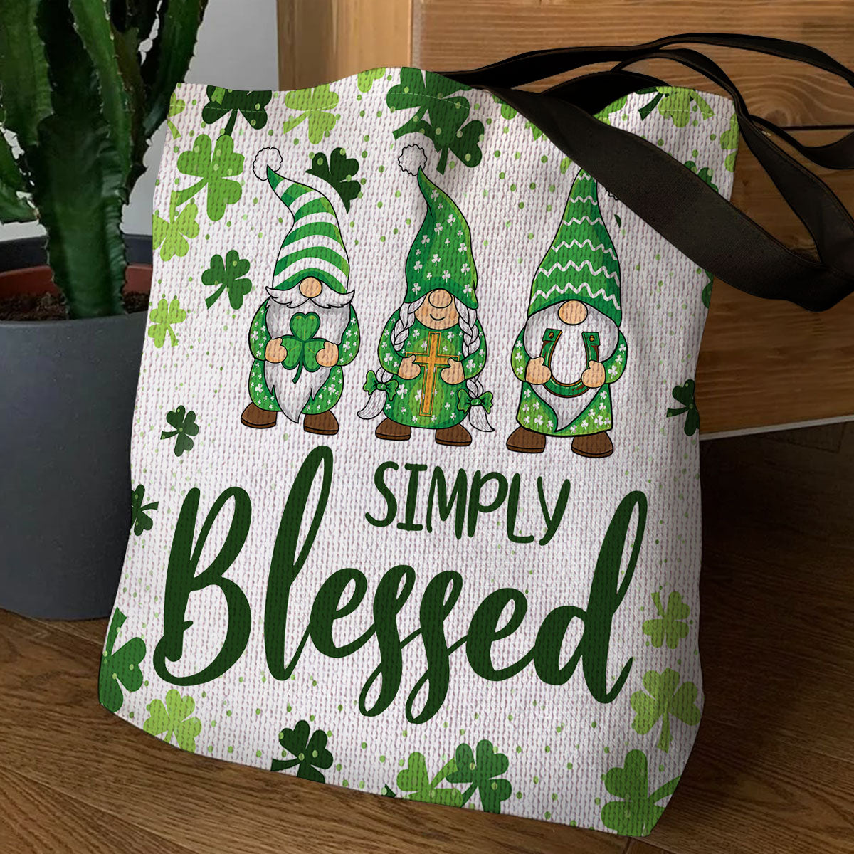Simply Blessed - Personalized Tote Bag GTTJS10207