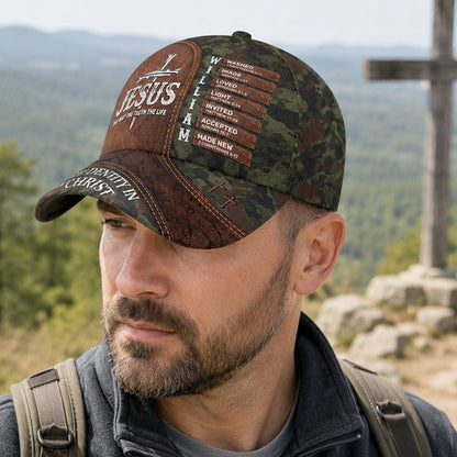 Jesus The Way The Truth The Life - Personalized Classic Cap