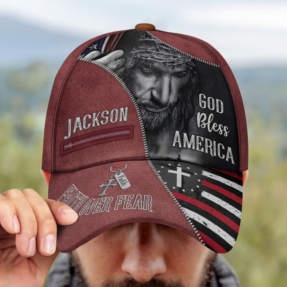 God Bless America - Personalized Classic Cap