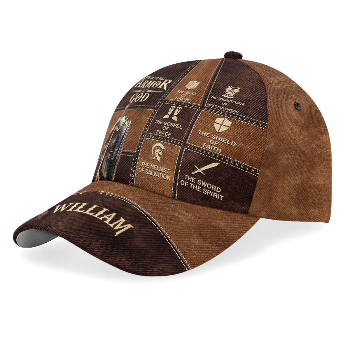 Put On The Full Armor Of God - Personalized Classic Cap Faith Design