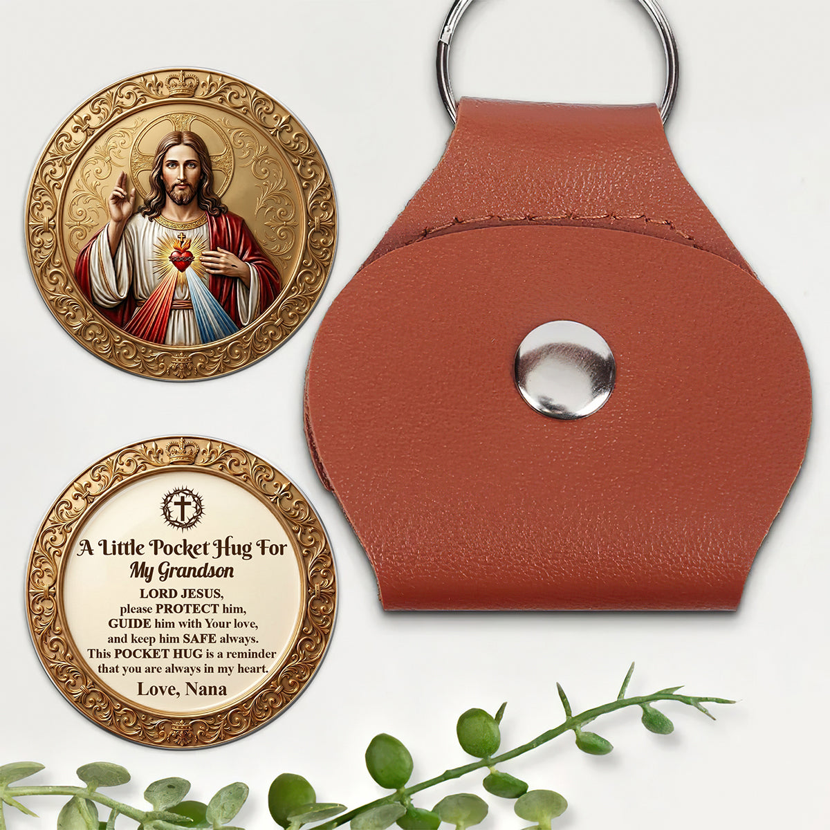 Faith and Prayer - Personalized Pocket Hug Keepsake