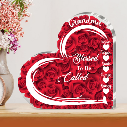 Blessed To Be Called - Personalized Acrylic Plaque GAPJS10238