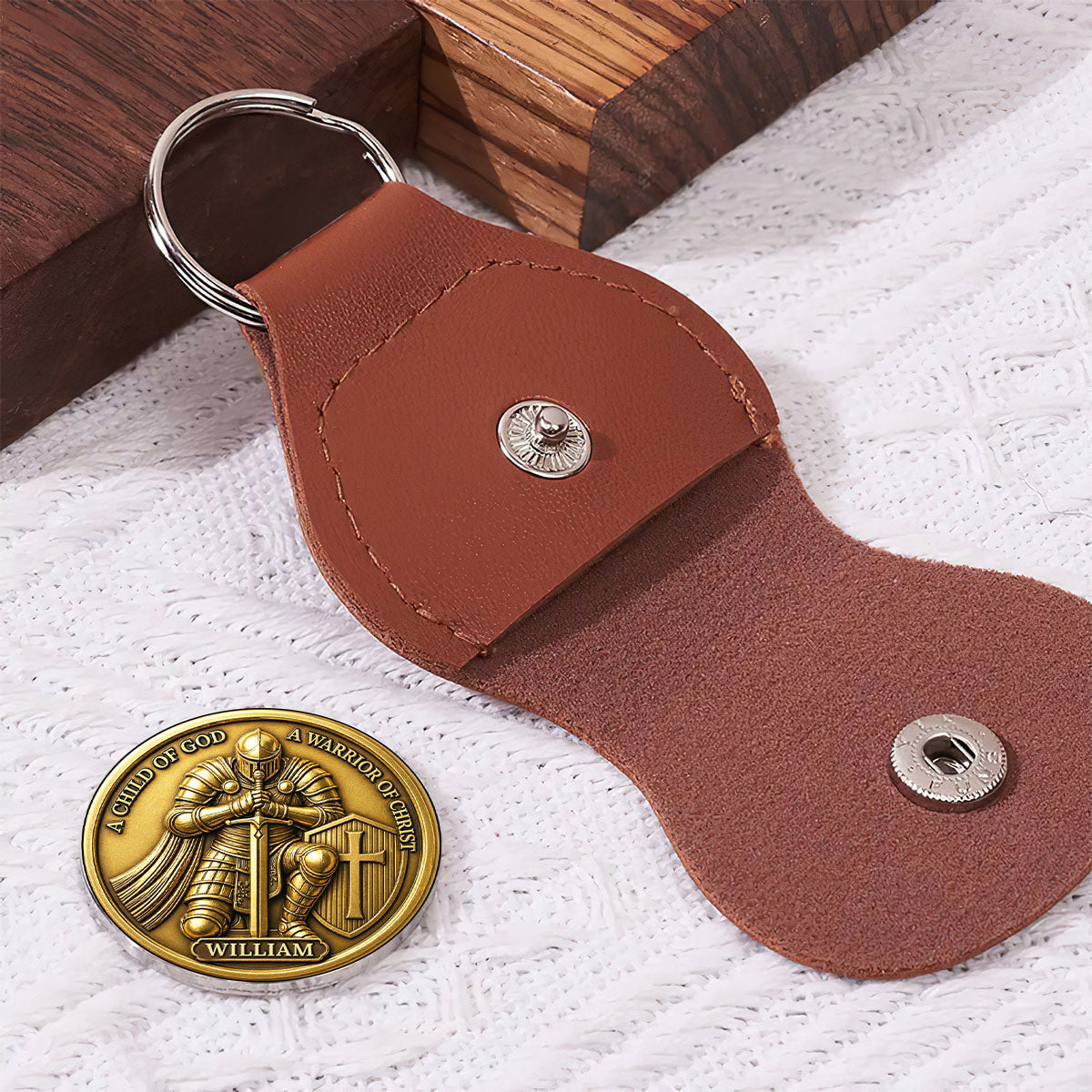 Put On The Full Armor Of God - Personalized Pocket Hug Keepsake
