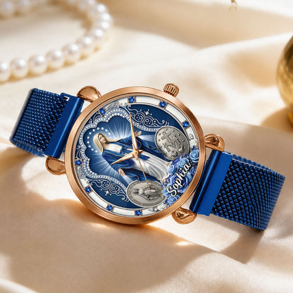 Midnight Miracle Of Mary - Personalized Women's Wrist Watch TC100015