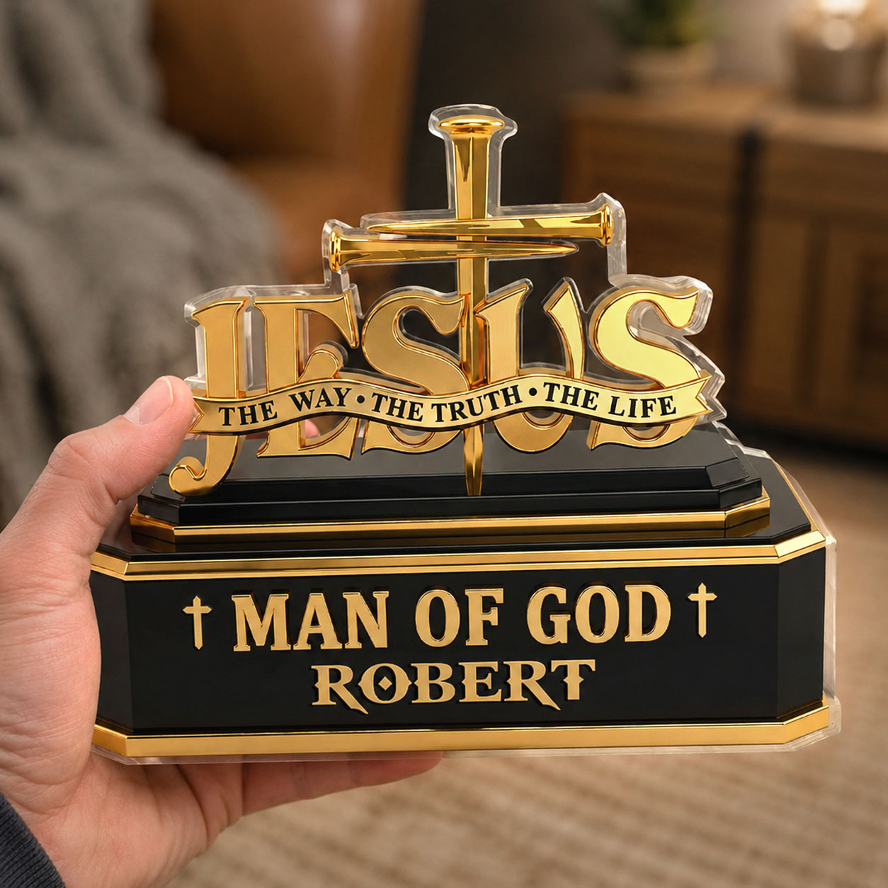 Jesus The Way The Truth The Life - Custom Shaped Acrylic GAPJS10052