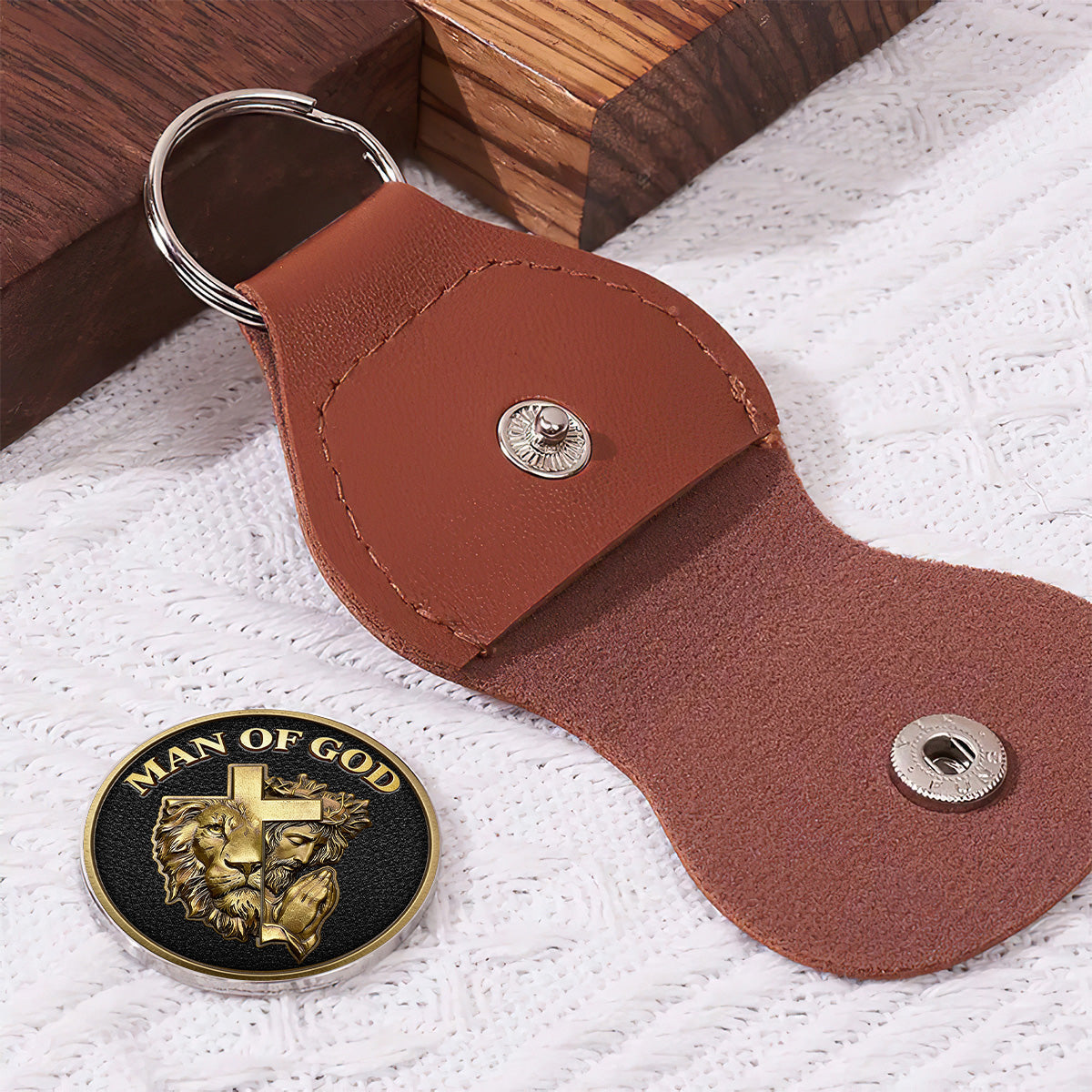 Man Of God - Personalized Pocket Hug Gift