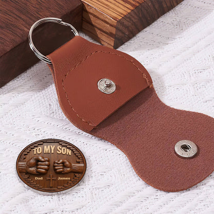 To My Son Becoming A Dad - Personalized Pocket Hug