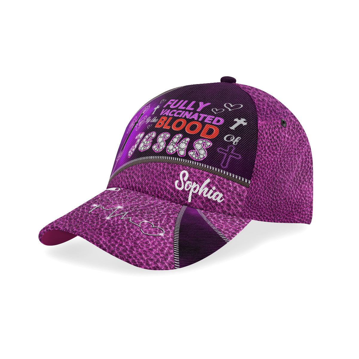 Fully Vaccinated By The Blood Of Jesus - Personalized Classic Cap