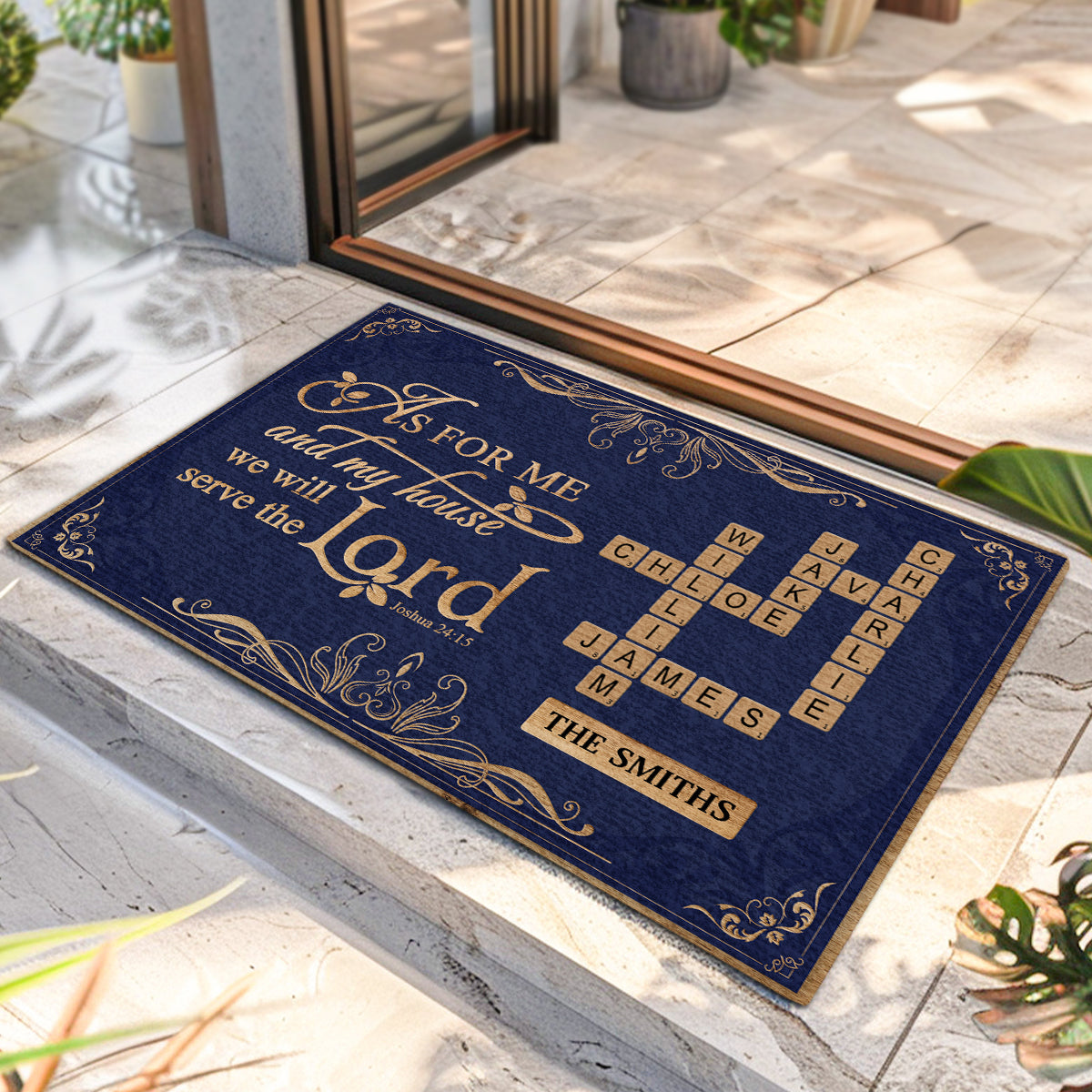 Faith Quote - Personalized Doormat for Home Decor GDMJS10043