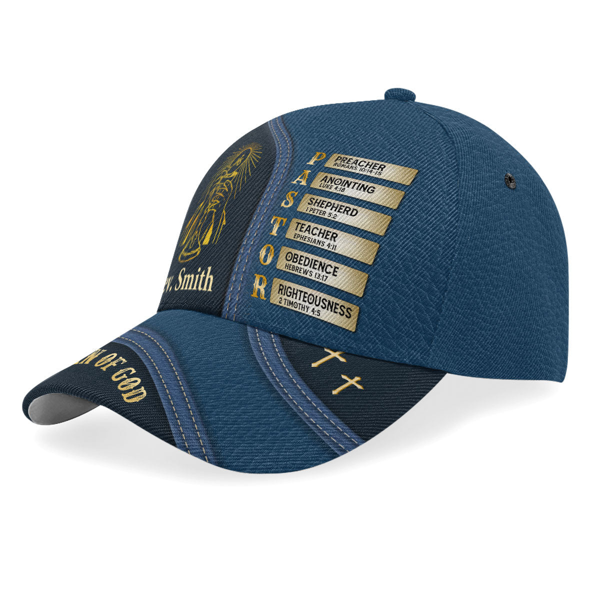 My Preacher Shepherd Teacher - Personalized Classic Cap