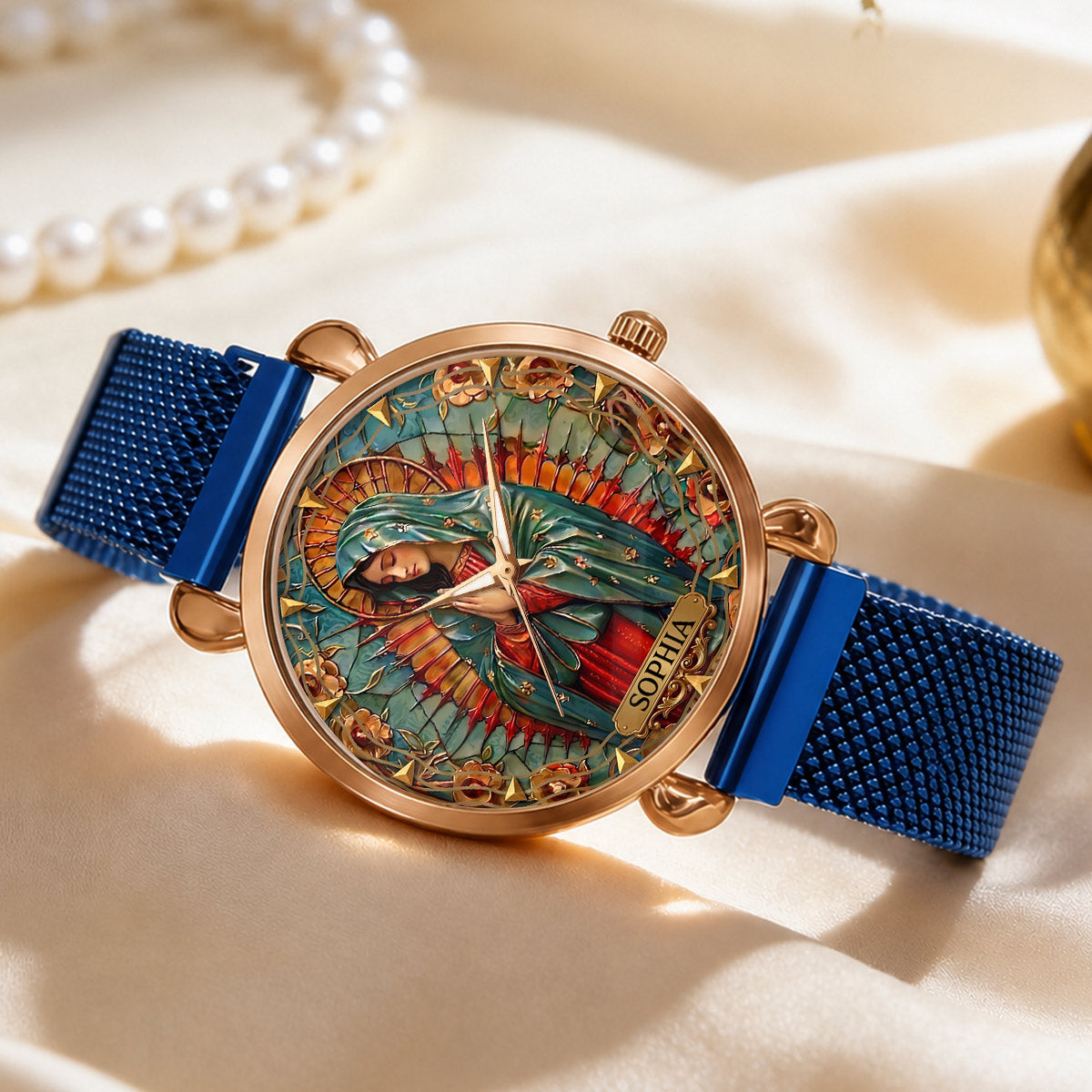 Our Lady Of Guadalupe - Personalized Women's Wrist Watch TC100020