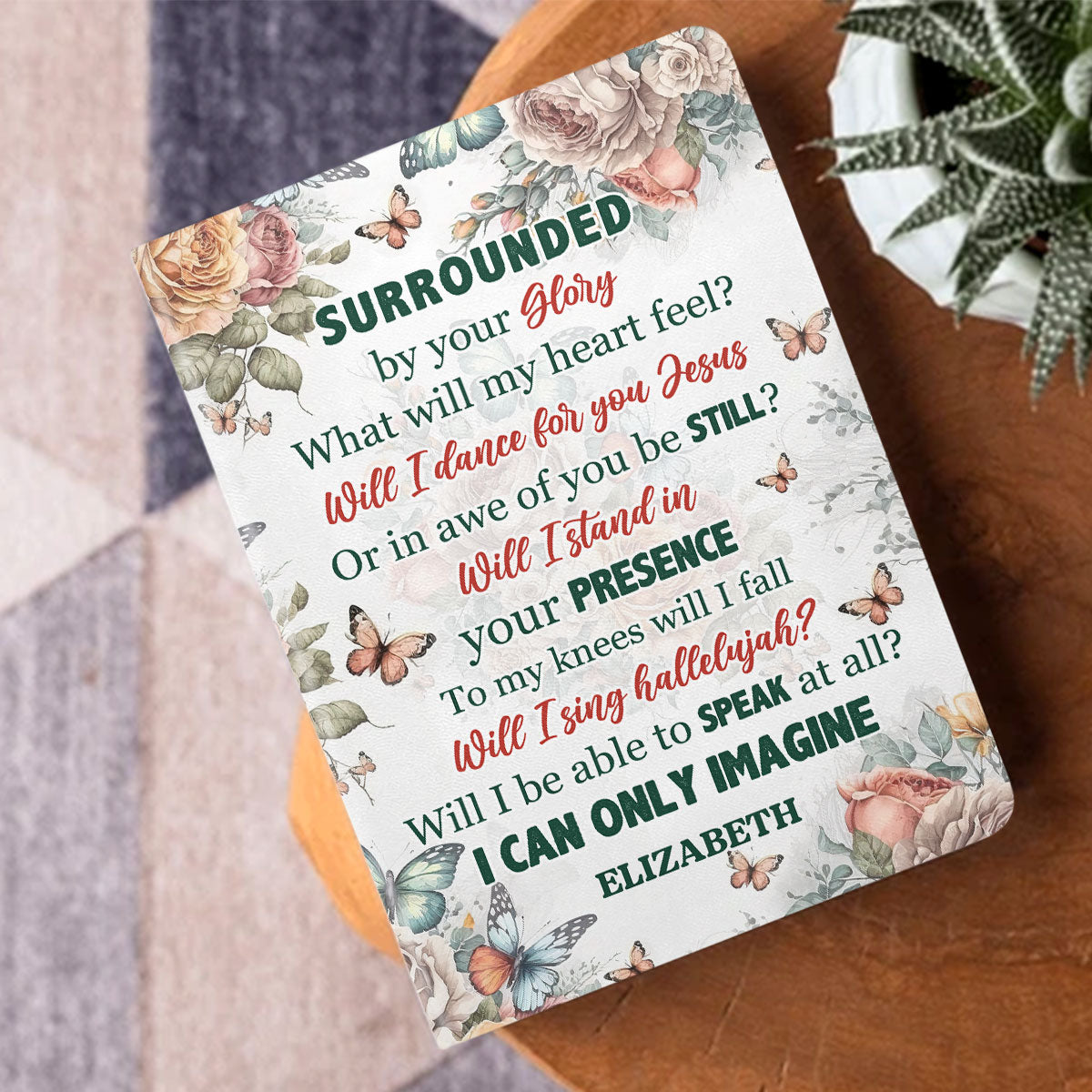 I Can Only Imagine - Personalized Leather Notebook GMJSNB200111