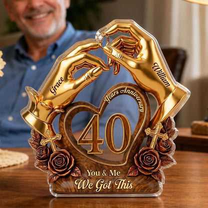 You & Me We Got This - Personalized Acrylic Plaque GAPJS10016