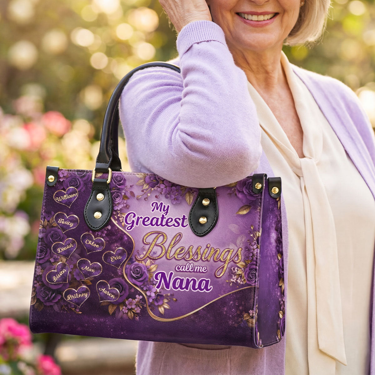 Faith-Inspired - Personalized Leather Handbag GMJSLB200091