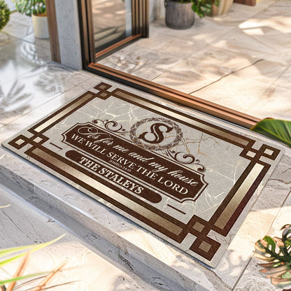 Bible Verse - Personalized Doormat for Home GDMJS10038