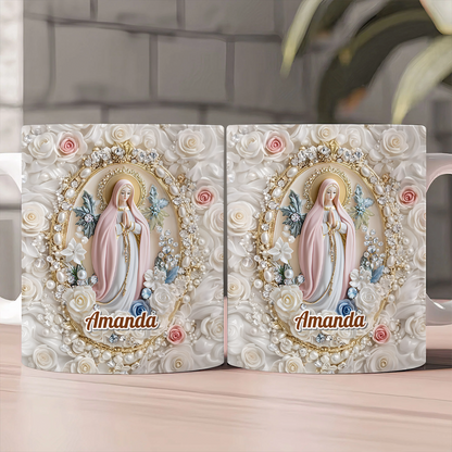 Blessed Mary Prayer - Personalized Coffee Mug