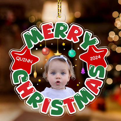 Christmas Gift - Personalized Acrylic Ornament GOJS10178