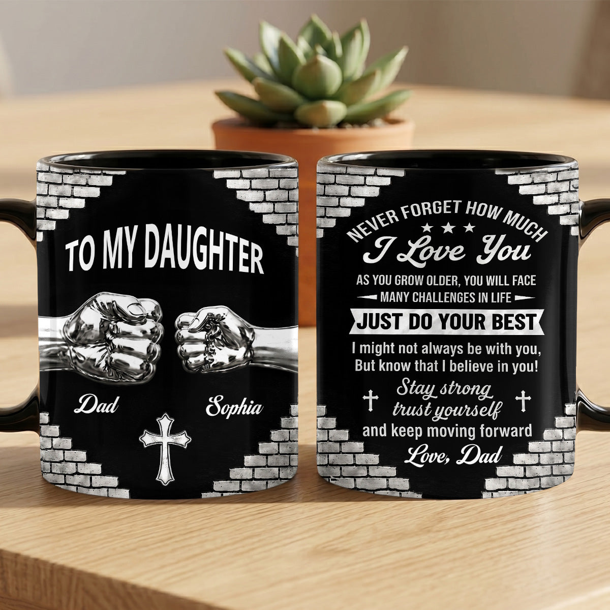 Just Do Your Best - Personalized Coffee Mug for Her