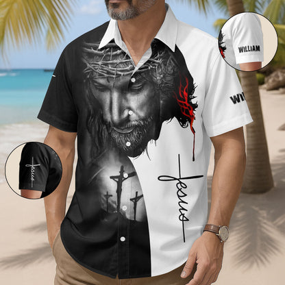 Faith Over Fear - Custom Hawaiian Shirt - Christian Apparel